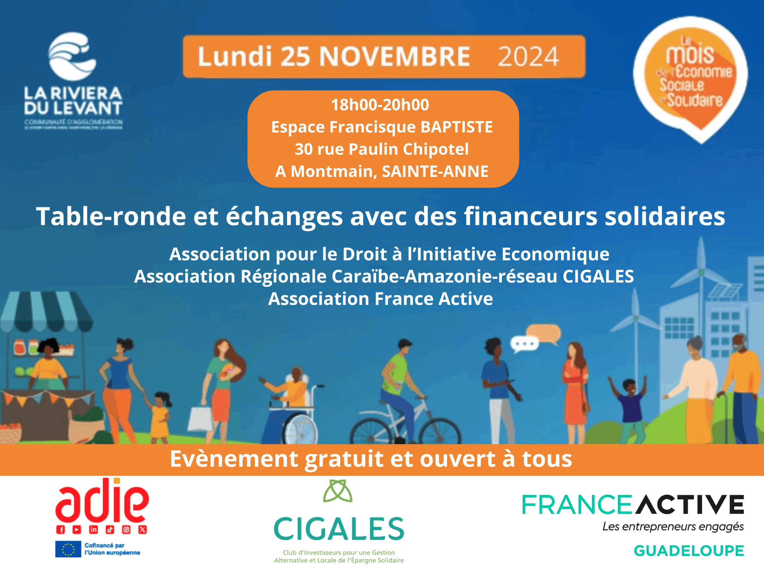 Table-ronde et échanges avec des financeurs solidaires
