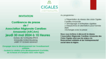 Conférence de presse de l’association régionale caraïbes Amazonie (ARCAm)